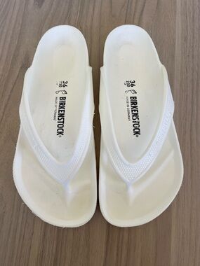 Birkenstock White EVA Flip-Flop Sandals